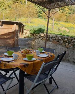 Terrasse du gîte
